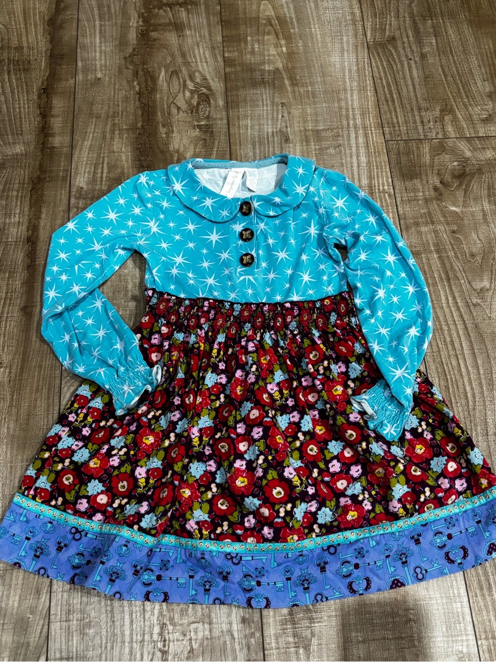 Matilda Jane Paint by Number Bodice Floral Skirt Dress